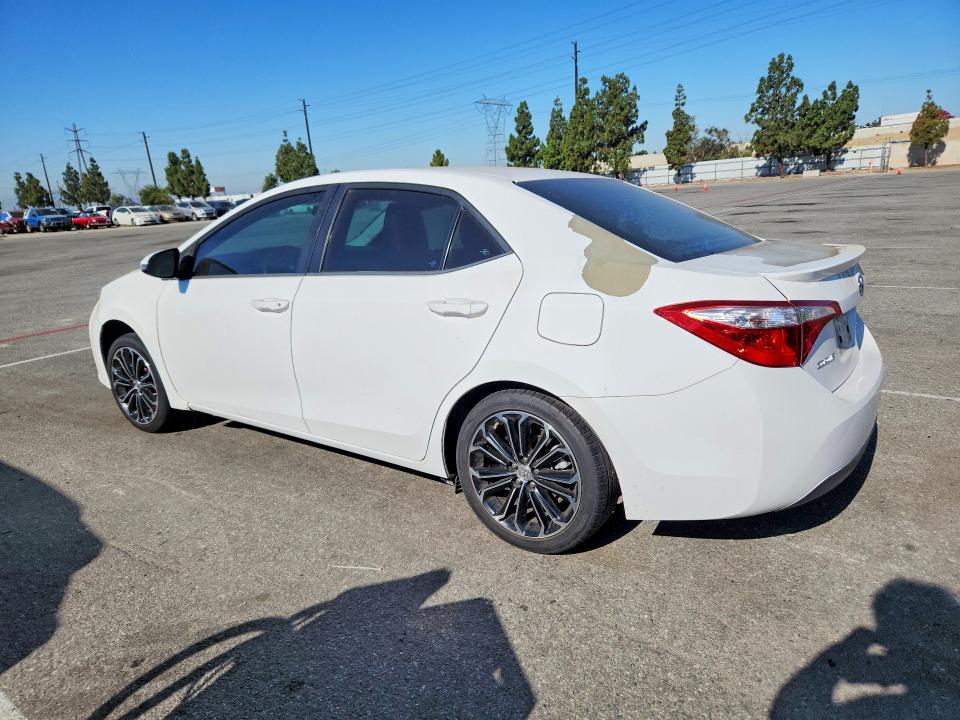 2014 Toyota VIN 5YFBURHEXEP168727 COPART salvage auction — REAR END, Ca - Salvage Certificate, sold $1,950 on 2026-07-30 (photo 2)