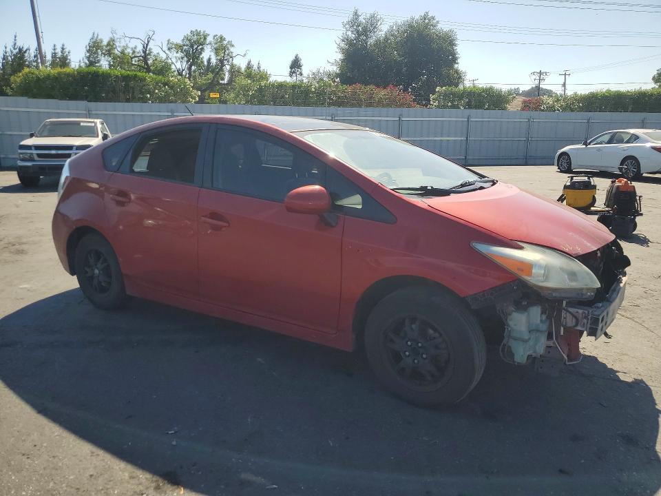 2012 Toyota Prius VIN JTDKN3DU1C1544157 COPART salvage auction — FRONT END, Ca - Salvage Certificate, sold $675 on 2026-07-14 (photo 4)
