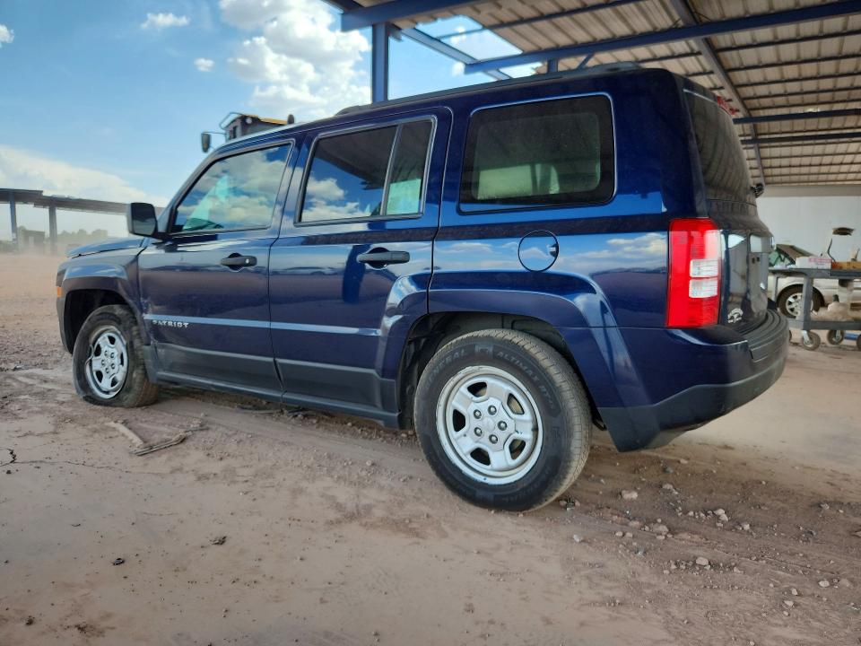 2017 Jeep Liberty (patriot) VIN 1C4NJPBB9HD136321 COPART salvage auction — FRONT END, Az - Cert Of Title - Salvage, sold $1,350 on 2026-07-09 (photo 2)