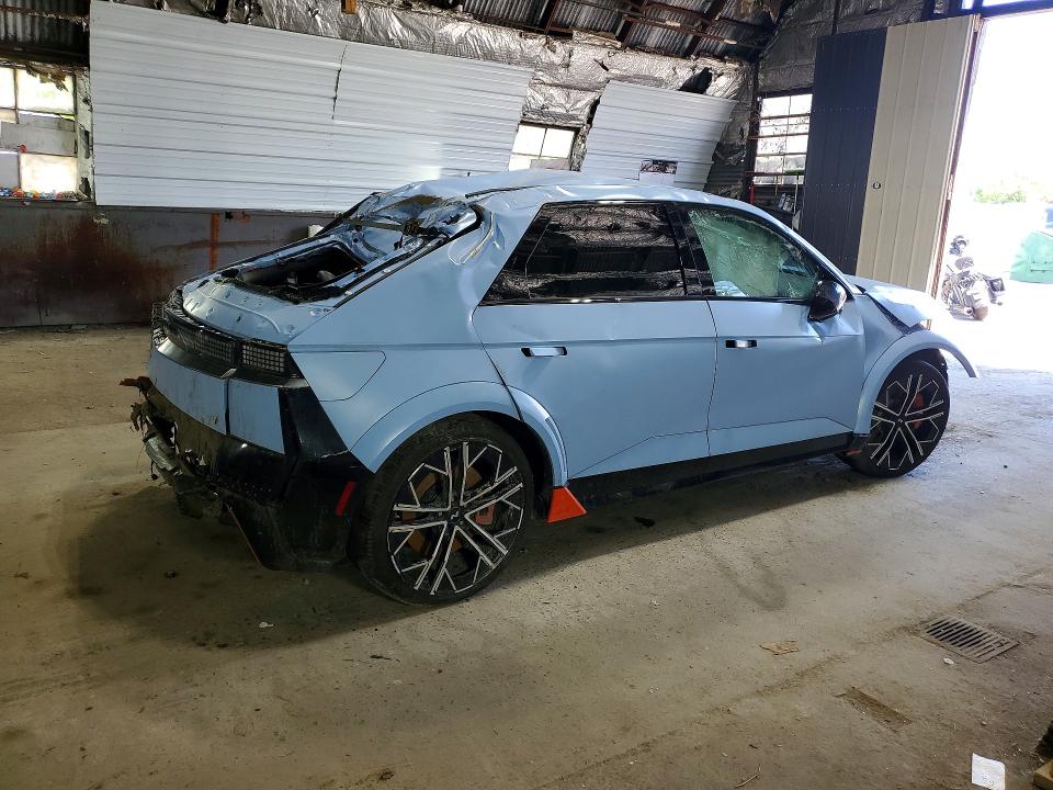 2025 Hyundai Ioniq VIN KM8KNDA86SU003367 COPART salvage auction — ROLLOVER, Ny - Mv-907A Salvage Certificate, sold $2,100 on 2026-07-27 (photo 3)