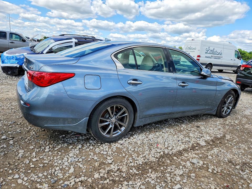 2017 Infiniti Q50 VIN JN1EV7AP9HM742643 COPART salvage auction — MINOR DENT/SCRATCHES, Oh - Cert Of Title-Rebuilt Salvage, sold $1,450 on 2026-07-14 (photo 3)