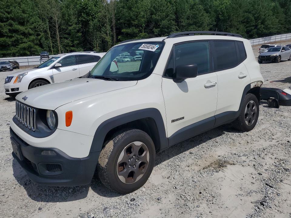2016 Jeep VIN ZACCJBAT2GPE02489 COPART salvage auction — REAR END, Ga - Cert Of Title-Salvage, sold $1,500 on 2026-08-12 (photo 1)