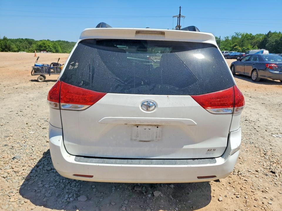 2012 Toyota VIN 5TDYK3DC1CS191965 COPART salvage auction — FRONT END, NC - SALVAGE CERTIFICATE OF TITLE, sold $175 on 2026-07-27 (photo 6)