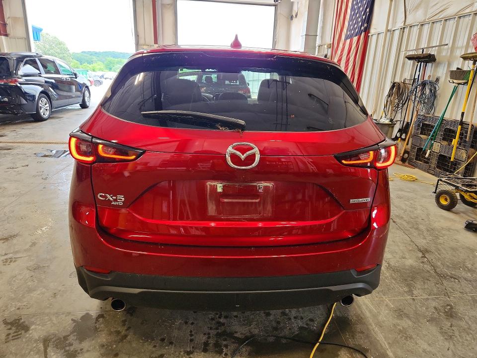 2022 Mazda Cx-5 VIN JM3KFBDM9N0536041 COPART salvage auction — HAIL, Wi - Cert Of Title-Claim Paid, sold $14,900 on 2026-07-07 (photo 6)