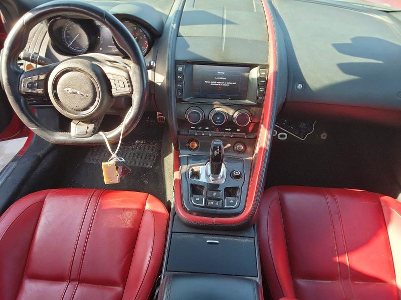 2014 Jaguar F-type VIN SAJWA6FC3E8K08170 COPART salvage auction — FRONT END, Tx - Salvage Vehicle Title, sold $4,800 on 2026-07-30 (photo 8)