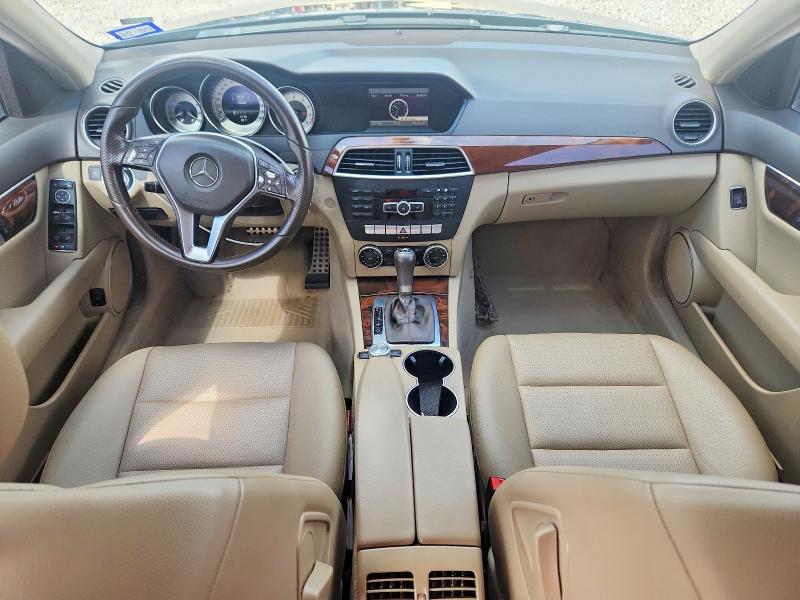 2013 Mercedes-benz C-klasse VIN WDDGF4HBXDA831618 COPART salvage auction — FRONT END, TX - SALVAGE VEHICLE TITLE, sold $1,600 on 2026-07-30 (photo 8)