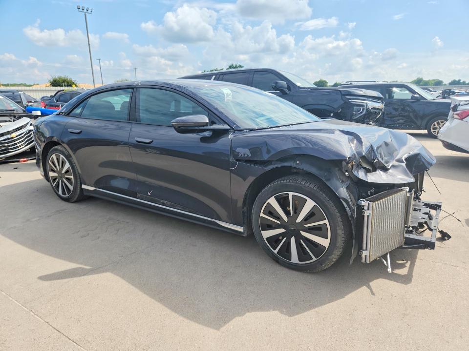 2023 Lucid VIN 50EA1PFA4PA007091 COPART salvage auction — FRONT END, Tx - Salvage Vehicle Title, sold $6,200 on 2026-08-27 (photo 4)