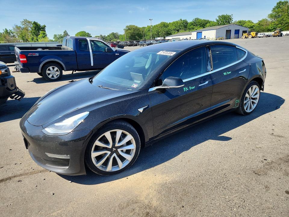 2019 Tesla VIN 5YJ3E1EB6KF191894 COPART salvage auction — REAR END, Nj - Cert Of Title-Salvage, sold $3,900 on 2026-07-07 (photo 1)
