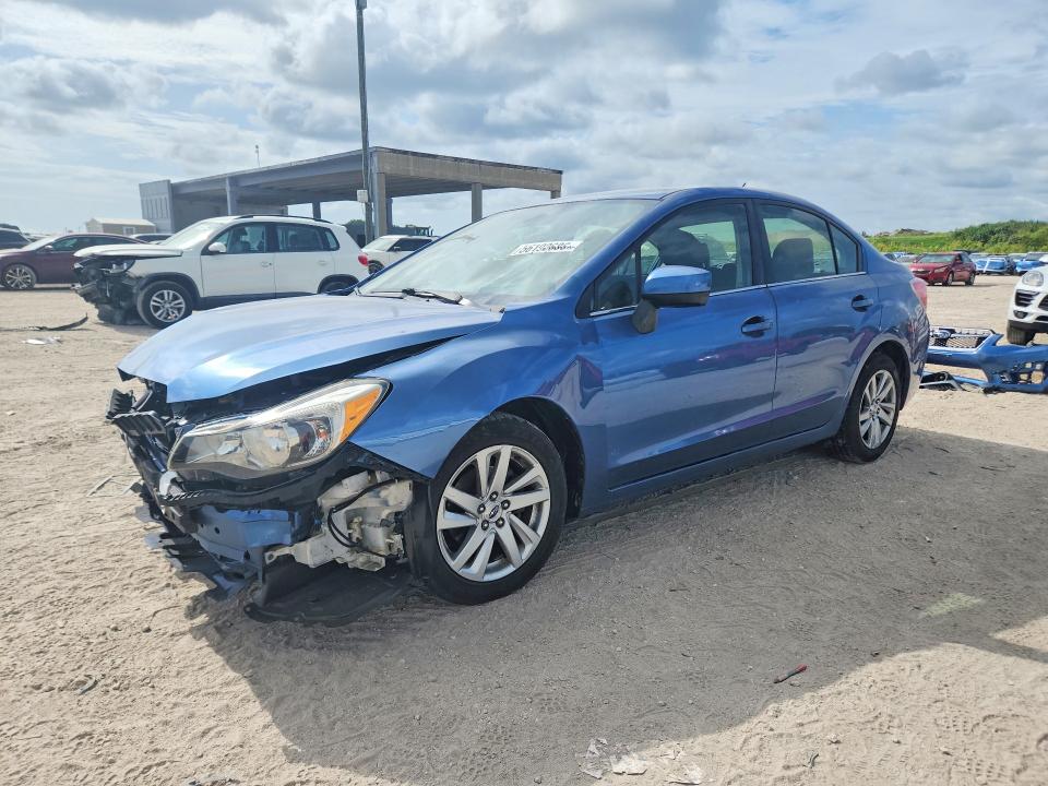 2016 Subaru Impreza VIN JF1GJAB64GH021390 — COPART salvage auction photo