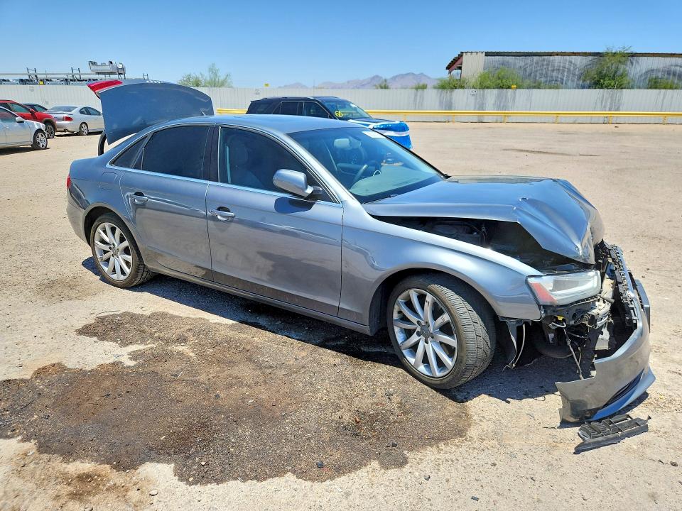 2013 Audi A4 VIN WAUEFAFL1DN025121 COPART salvage auction — FRONT END, Az - Cert Of Title - Salvage, sold $275 on 2026-07-31 (photo 4)