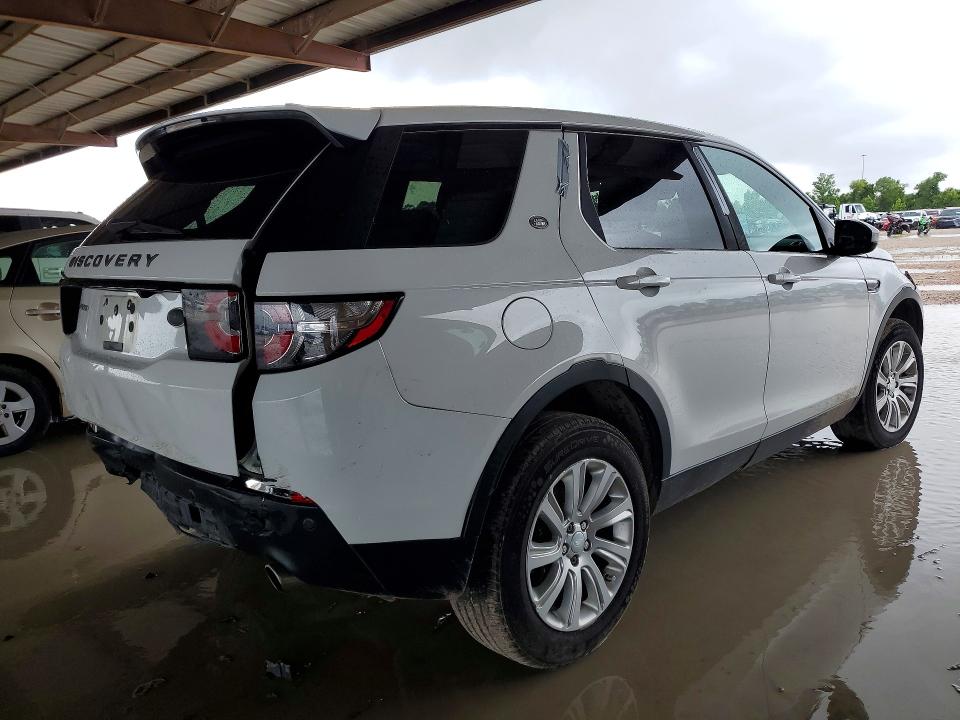 2017 Land rover Discovery sport VIN SALCP2BG7HH669984 COPART salvage auction — REAR END, Tx - Salvage Vehicle Title, sold $775 on 2026-07-28 (photo 3)