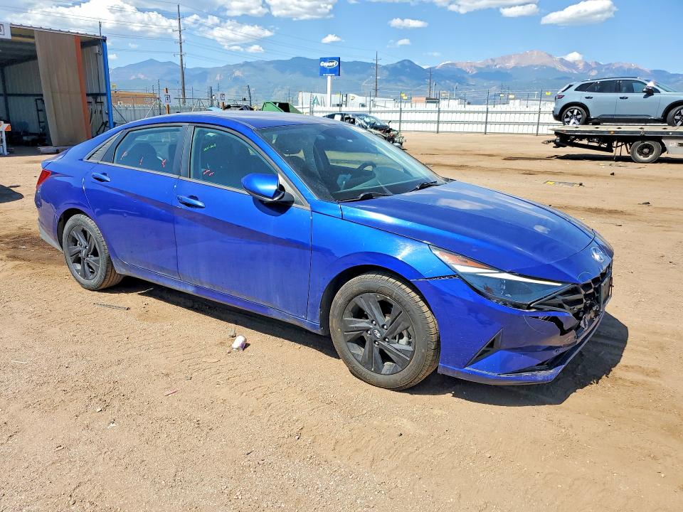 2021 Hyundai Elantra VIN 5NPLM4AG4MH047769 COPART salvage auction — FRONT END, Co - Salvage Title, sold $4,300 on 2026-07-29 (photo 4)