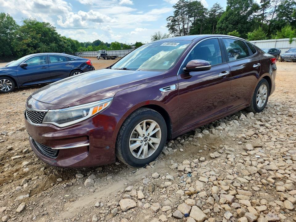 2016 Kia VIN 5XXGT4L31GG104492 COPART salvage auction — DAMAGE HISTORY, Nc - Dealer Only Salvage Title, sold $925 on 2026-07-27 (photo 1)