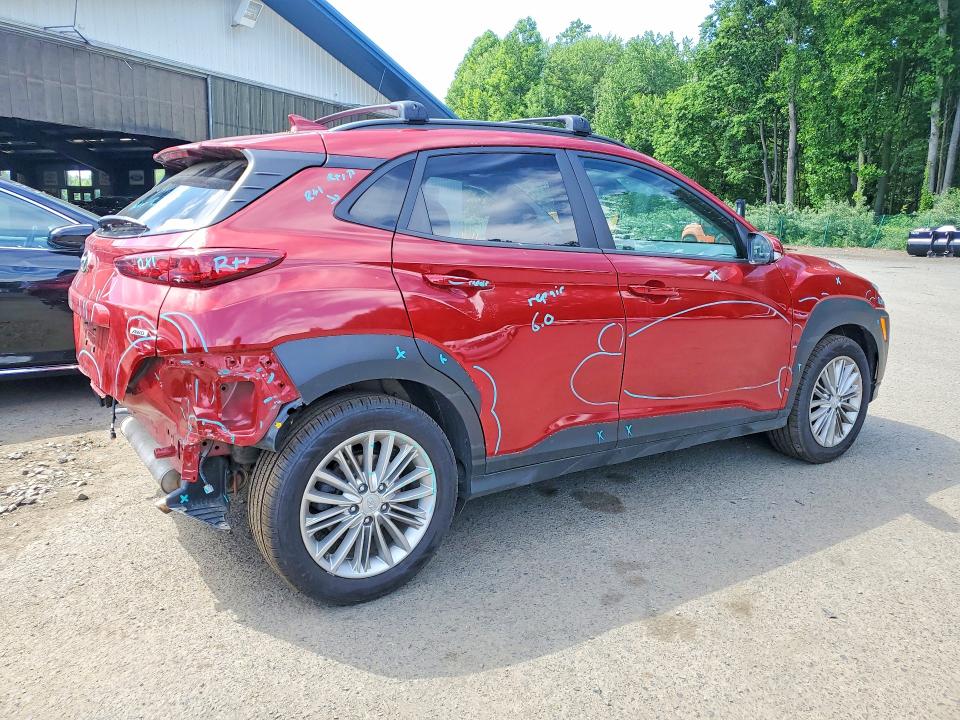 2021 Hyundai Kona VIN KM8K6CAA0MU723373 COPART salvage auction — REAR END, Ct - Cert Of Title-Salvage, sold $4,000 on 2026-07-02 (photo 3)