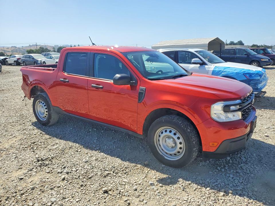2024 Ford Maverick VIN 3FTTW8A96RRA61230 COPART salvage auction — REAR END, Ca - Salvage Certificate, sold $9,000 on 2026-07-09 (photo 4)