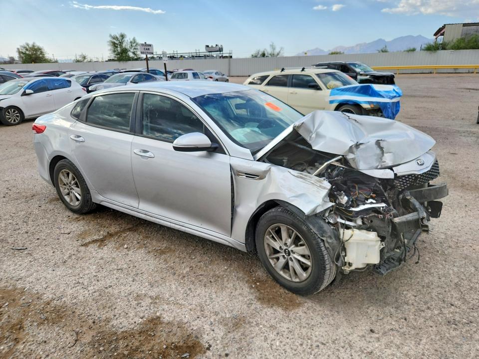 2018 Kia Optima VIN 5XXGT4L31JG180298 COPART salvage auction — FRONT END, Az - Cert Of Title - Salvage, sold $500 on 2026-07-06 (photo 4)