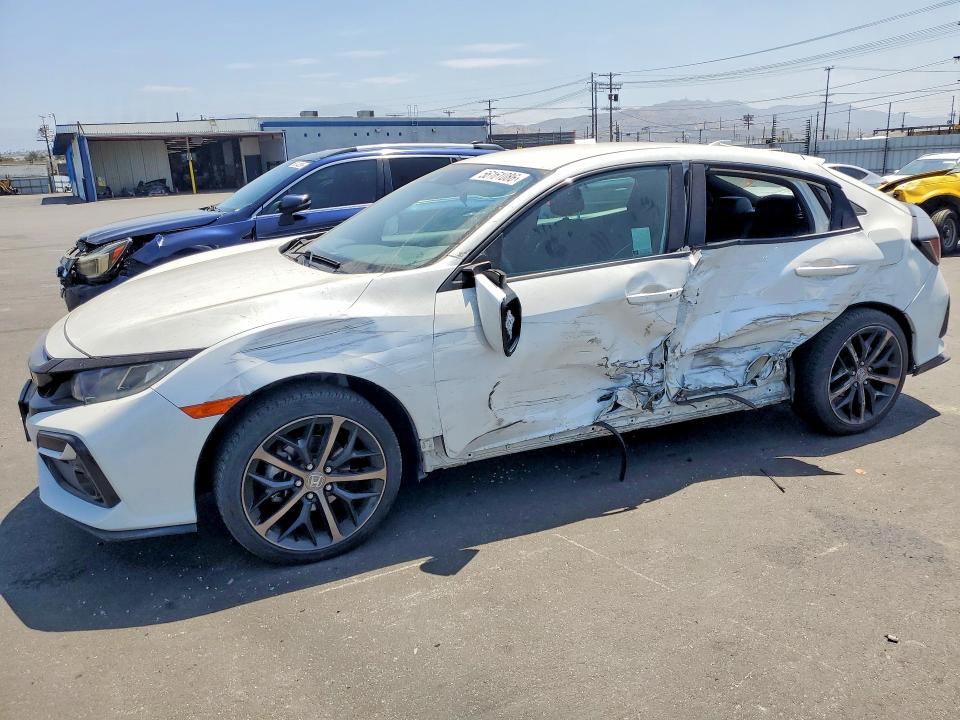 2021 Honda Civic VIN SHHFK7H48MU424018 COPART salvage auction — FRONT END, Ca - Salvage Certificate, sold $2,600 on 2026-07-20 (photo 1)