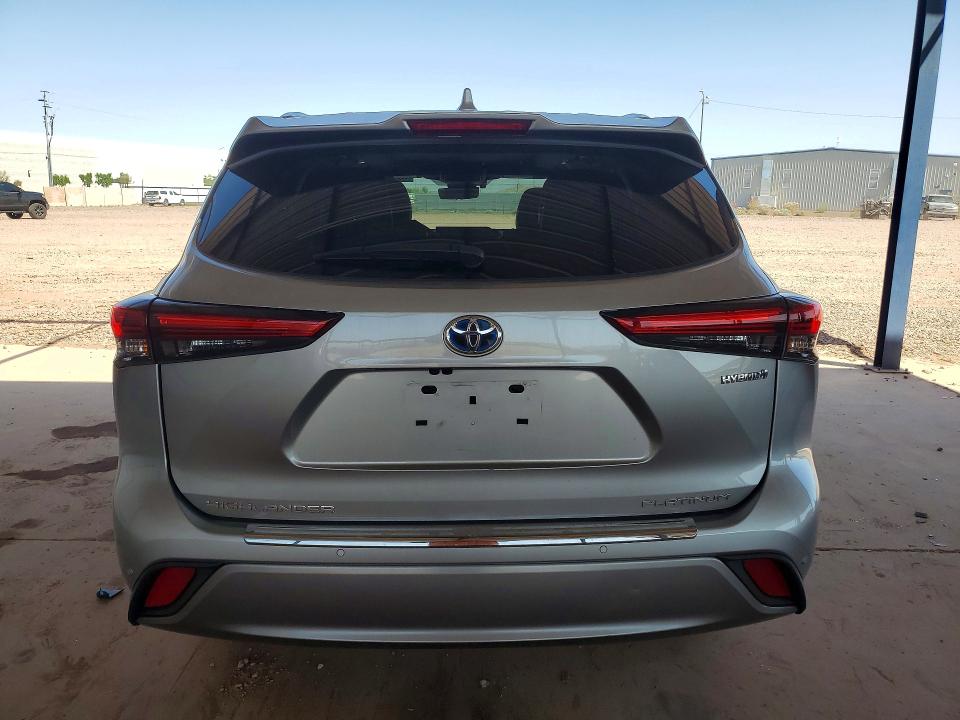 2021 Toyota Highlander VIN 5TDFARAH7MS011046 COPART salvage auction — FRONT END, Az - Cert Of Title - Salvage, sold $14,200 on 2026-07-02 (photo 6)