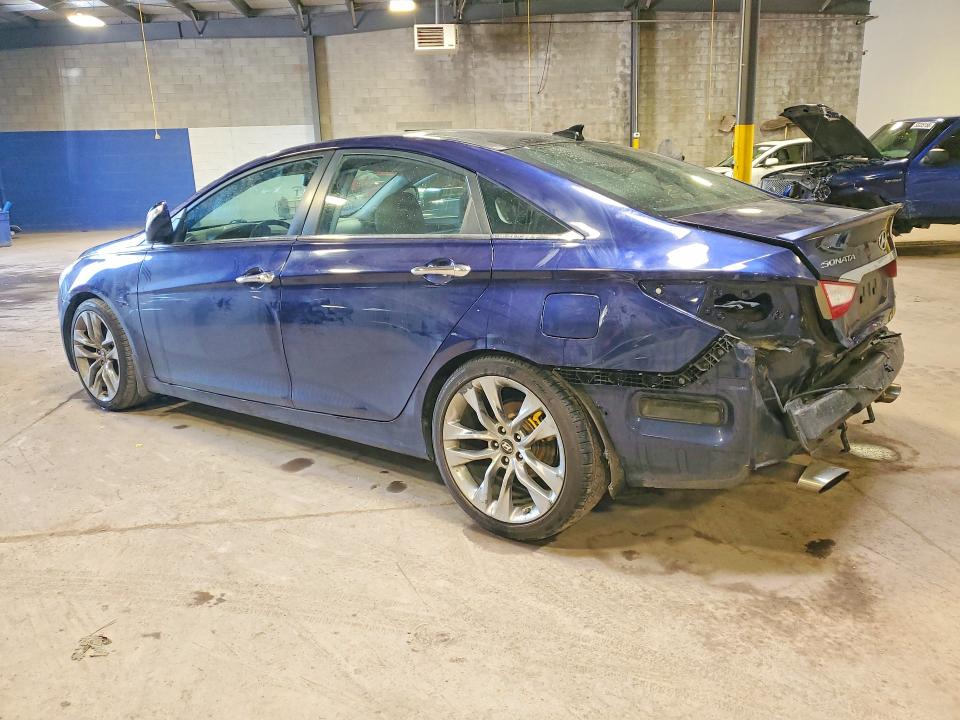 2012 Hyundai VIN 5NPEC4AB8CH459580 COPART salvage auction — REAR END, Pa - Certificate Of Salvage, sold $525 on 2026-07-13 (photo 2)