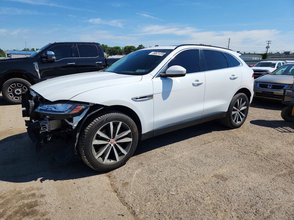 2017 Jaguar F-pace VIN SADCK2BV4HA499214 COPART salvage auction — FRONT END, PA - CERTIFICATE OF SALVAGE, sold $3,550 on 2026-07-31 (photo 1)