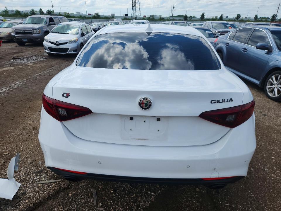 2020 Alfa romeo Giulia VIN ZARFANAN3L7634130 COPART salvage auction — FRONT END, Il - Salvage Certificate, sold $2,850 on 2026-07-21 (photo 6)