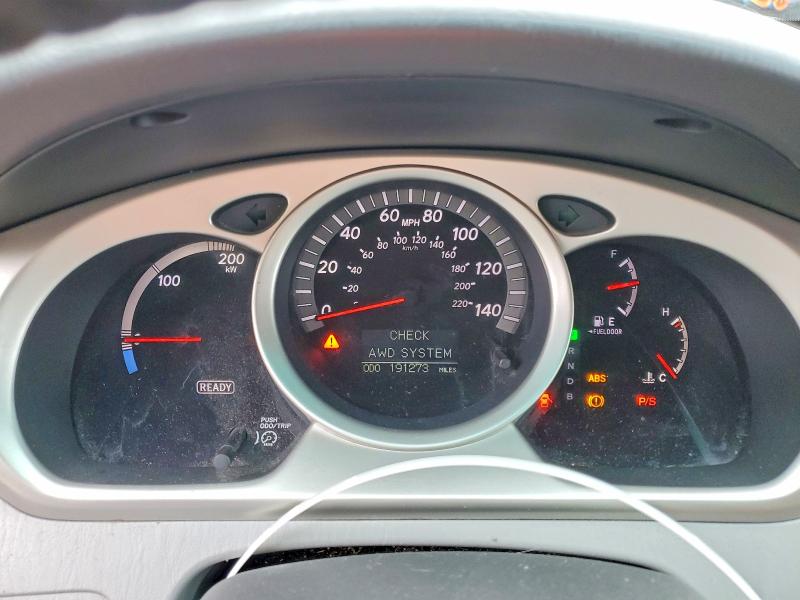 2006 Toyota Highlander hybrid VIN JTEEW21A060026965 COPART salvage auction — FRONT END, WA - BILL OF SALE, sold $600 on 2026-07-20 (photo 9)