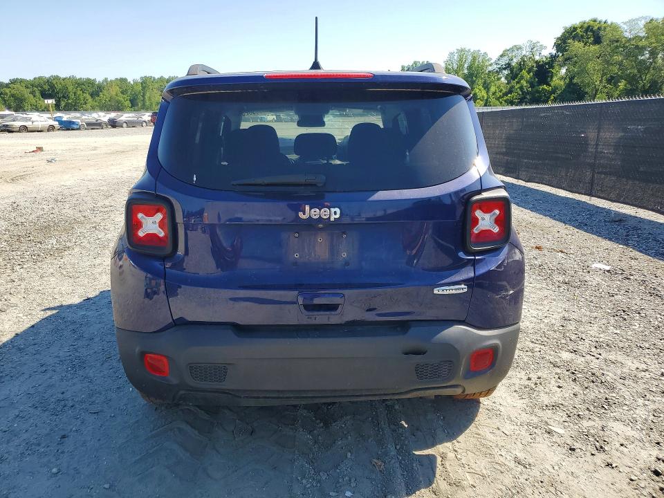 2019 Jeep VIN ZACNJABB6KPK87460 COPART salvage auction — FRONT END, Sc - Cert Of Title-Salvage, sold $1,100 on 2026-07-27 (photo 6)