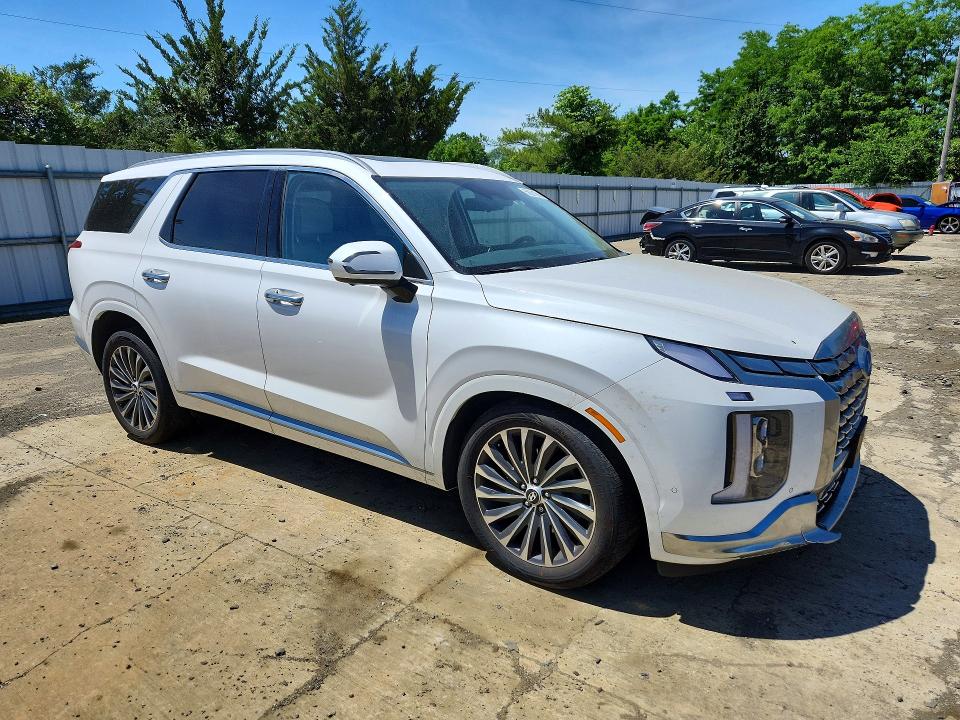 2024 Hyundai Palisade VIN KM8R7DGE5RU648950 COPART salvage auction — UNDERCARRIAGE, Nj - Cert Of Title-Salvage, sold $17,800 on 2026-07-13 (photo 4)