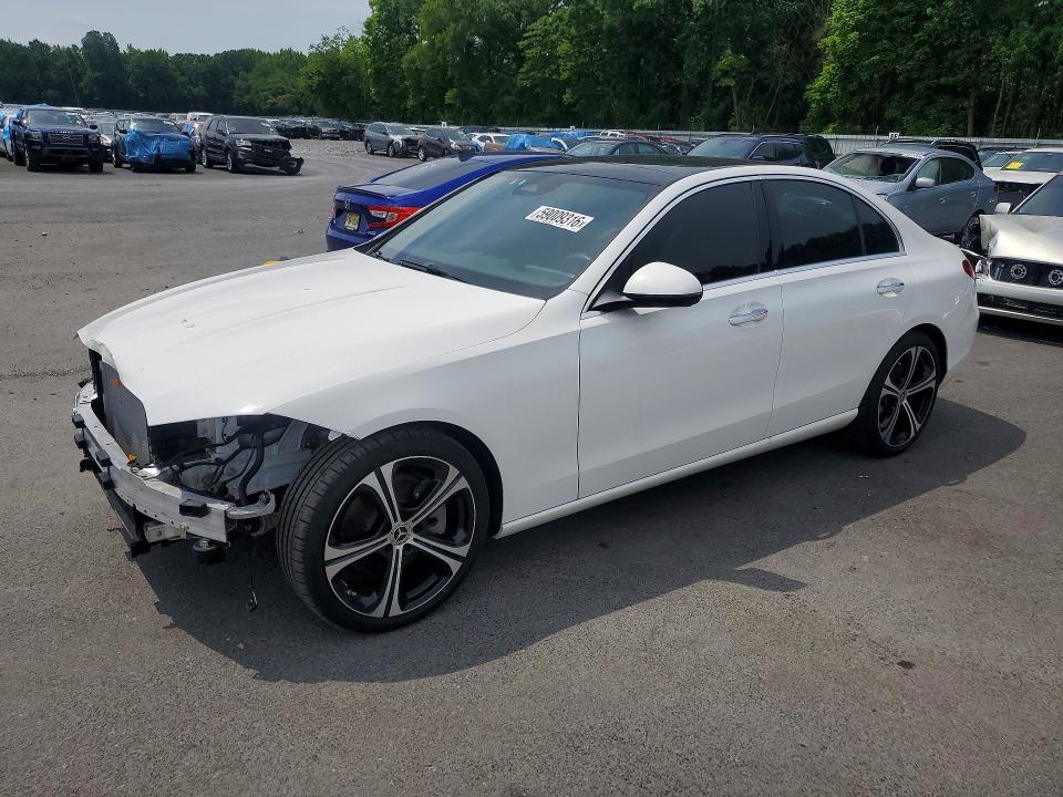2025 Mercedes-benz VIN W1KAF4GB8SR251029 COPART salvage auction — FRONT END, Nj - Cert Of Title-Salvage, sold $2,500 on 2026-07-21 (photo 1)
