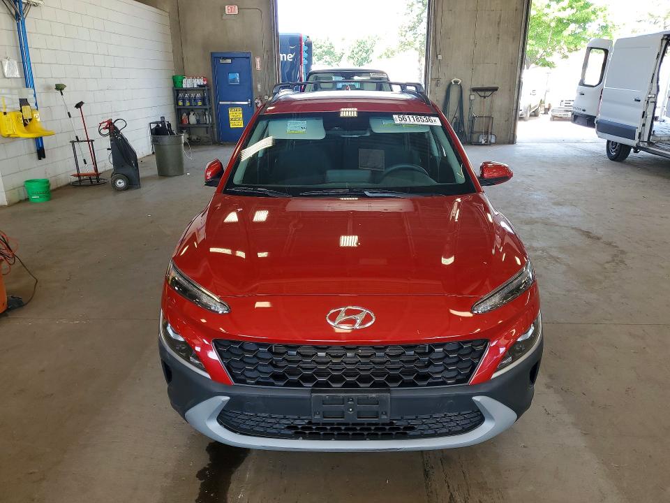 2022 Hyundai Kona VIN KM8K62AB1NU860455 COPART salvage auction — HAIL, Mn - Cert Of Title-Salvage, sold $975 on 2026-07-30 (photo 5)