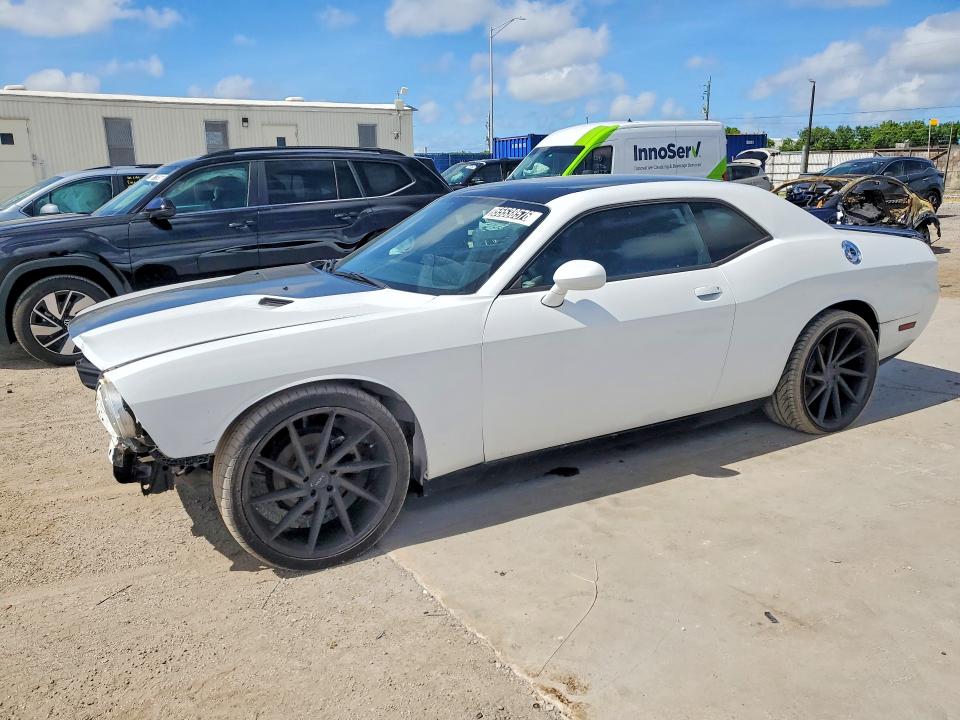 2014 Dodge Challenger VIN 2C3CDYAG1EH149567 COPART salvage auction — FRONT END, Fl - Certificate Of Title, sold $10 on 2026-07-09 (photo 1)