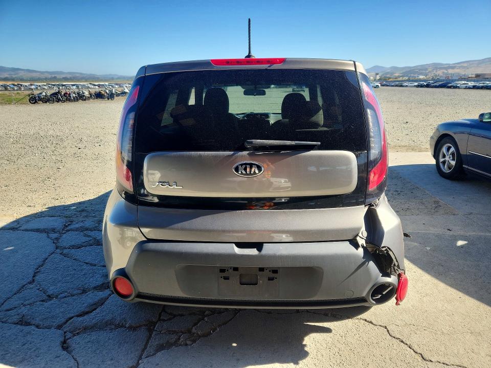 2014 Kia Soul VIN KNDJN2A26E7019751 COPART salvage auction — SIDE, Ca - Salvage Certificate, sold $850 on 2026-07-13 (photo 6)