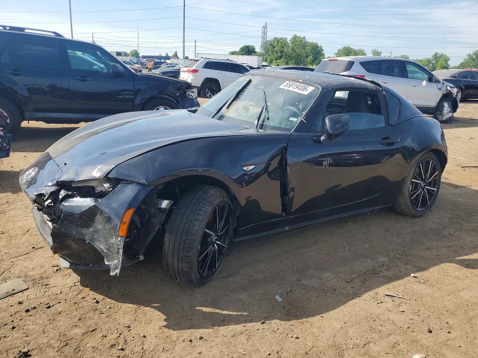 2025 Mazda Mx-5 VIN JM1NDAM71S0652703 COPART salvage auction — SIDE, Fl - Certificate Of Destruction, sold $2,000 on 2026-07-31 (photo 1)