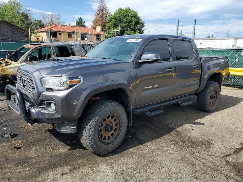 2020 Toyota Tacoma VIN 5TFCZ5AN6LX236402 COPART salvage auction — FRONT END, Co - Public - Salvage Title, sold $400 on 2026-07-21 (photo 1)