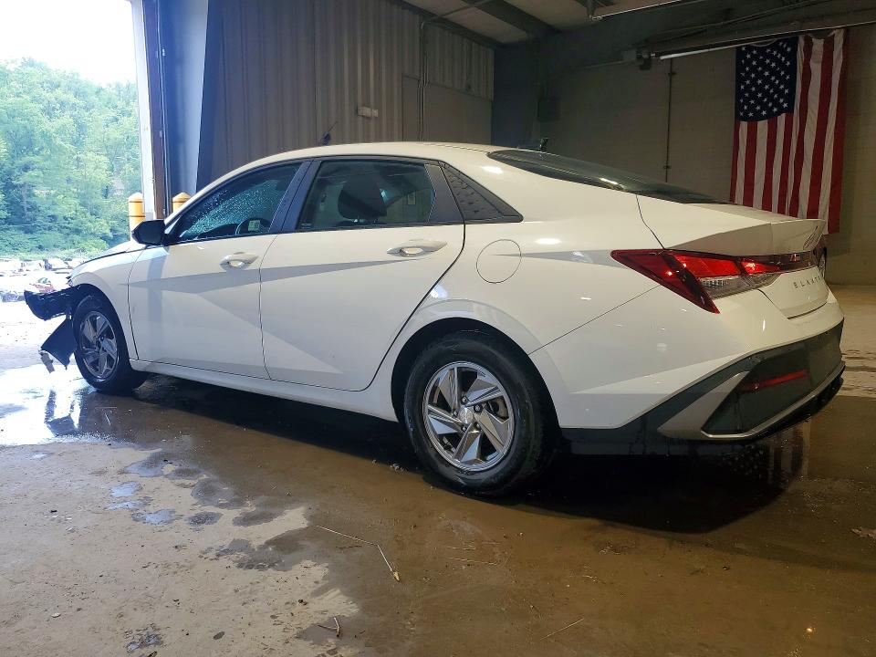 2025 Hyundai Elantra VIN KMHLL4DGXSU853967 COPART salvage auction — FRONT END, Pa - Certificate Of Salvage, sold $5,700 on 2026-07-22 (photo 2)