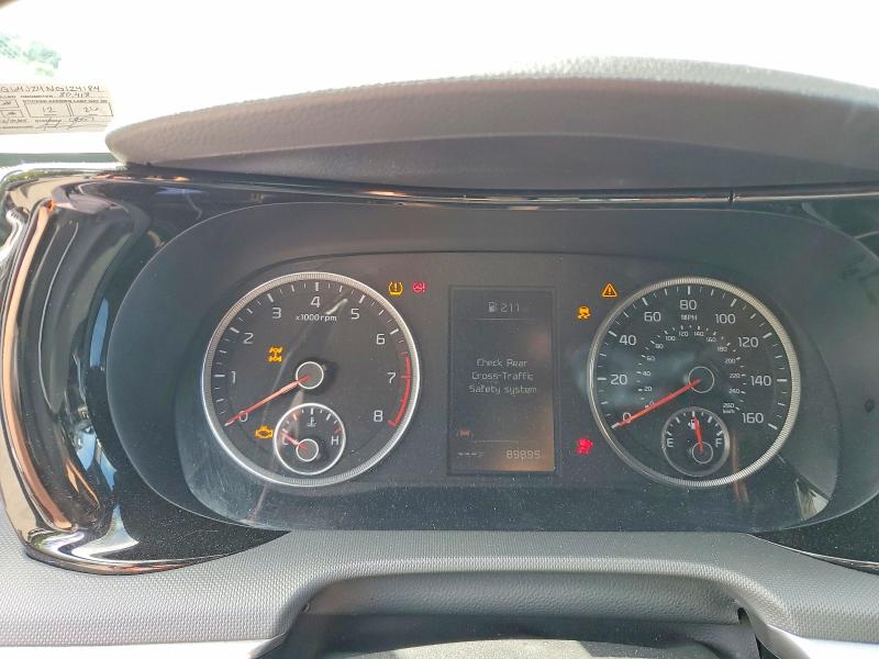 2022 Kia K5 VIN 5XXG64J24NG124184 COPART salvage auction — FRONT END, Pa - Certificate Of Salvage, sold $3,300 on 2026-07-23 (photo 9)