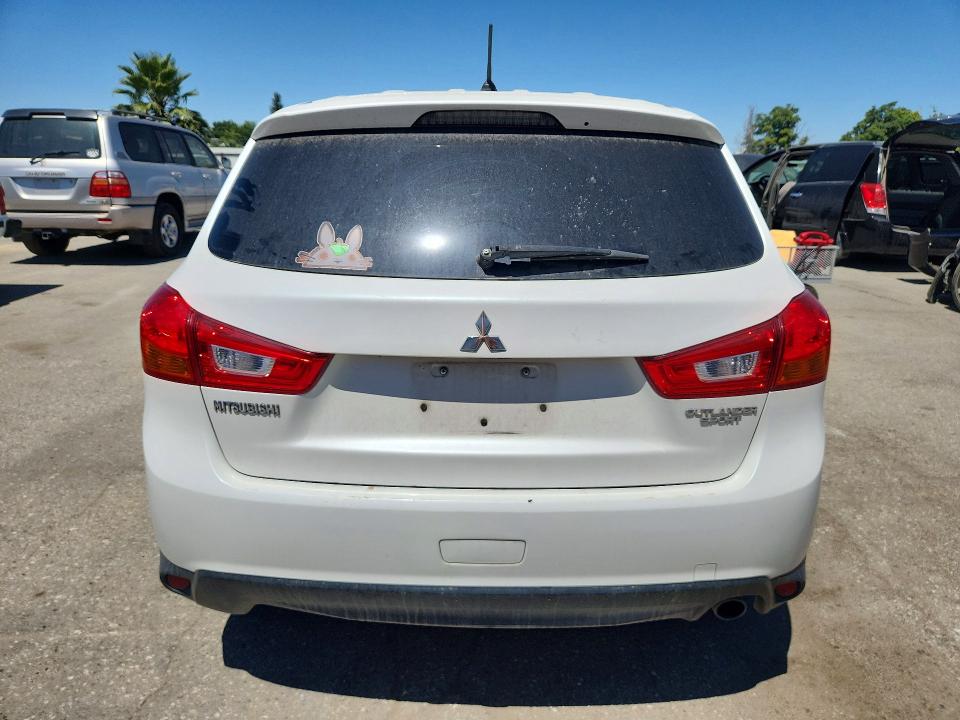 2015 Mitsubishi Outlander VIN 4A4AP3AU2FE007457 COPART salvage auction — FRONT END, Ca - Bill Of Sale, sold $300 on 2026-07-10 (photo 6)
