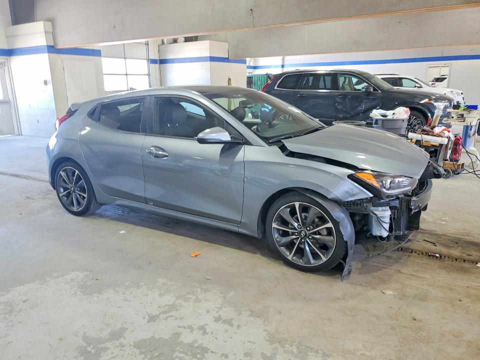 2019 Hyundai Veloster VIN KMHTG6AF3KU013606 COPART salvage auction — FRONT END, Va - Cert Of Title - Salvage, sold $1,200 on 2026-07-10 (photo 4)