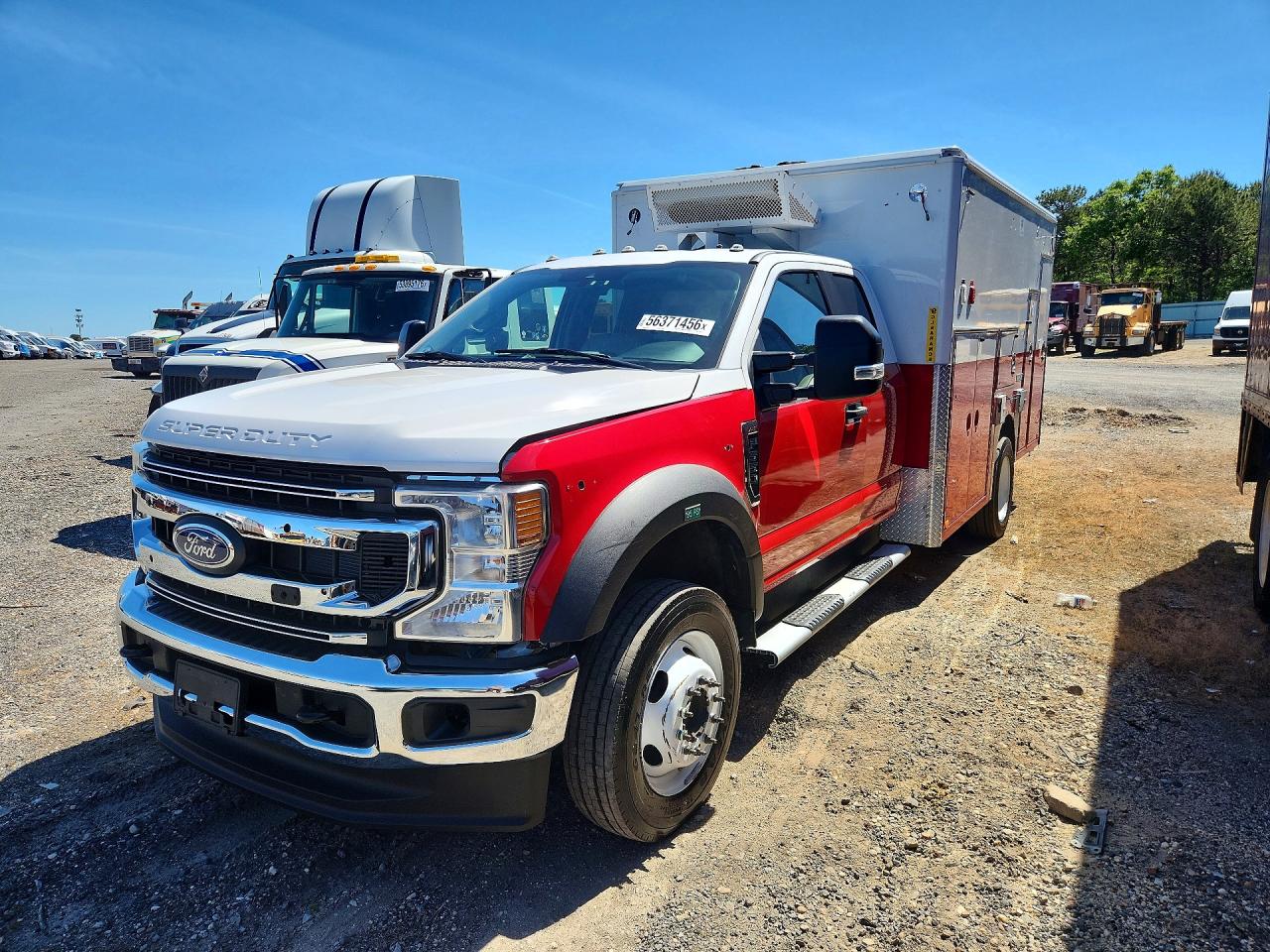 2020 Ford F-550 Super Duty VIN 1FD0X5HT0LED25015 — COPART salvage auction photo