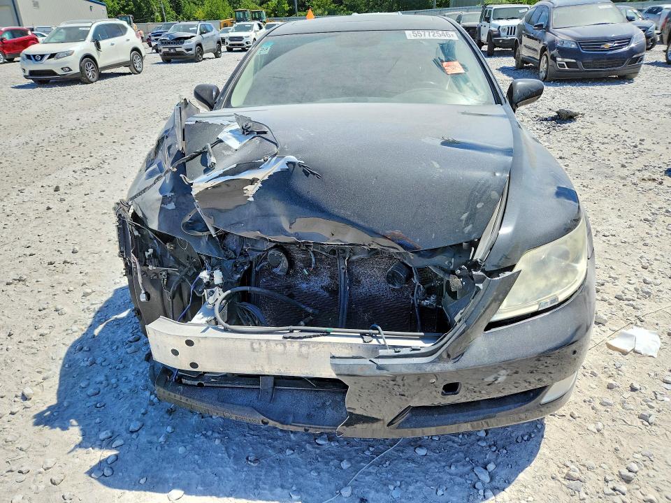 2007 Lexus Ls 460 VIN JTHBL46F975029530 COPART salvage auction — FRONT END, MI - CERTIFICATE OF TITLE, sold $450 on 2026-07-30 (photo 5)