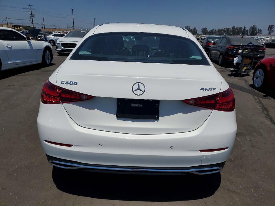 2025 Mercedes-benz C class VIN W1KAF4HBXSR258434 COPART salvage auction — FRONT END, CA - SALVAGE CERTIFICATE (P), sold $19,500 on 2026-07-27 (photo 6)
