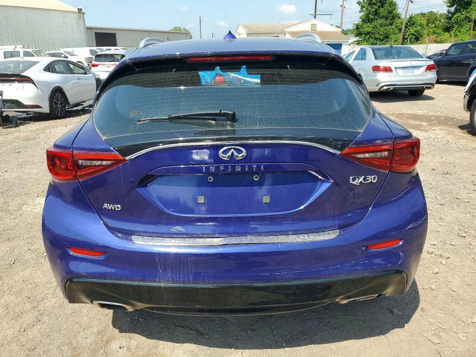 2018 Infiniti Qx30 VIN SJKCH5CP1JA056713 COPART salvage auction — FRONT END, Pa - Reconstructed Clean, sold $700 on 2026-07-15 (photo 6)