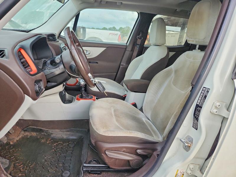 2016 Jeep Renegade VIN ZACCJABW6GPC61574 COPART salvage auction — FRONT END, AL - CERT OF TITLE-SALVAGE TITLE, sold $1,600 on 2026-07-29 (photo 7)
