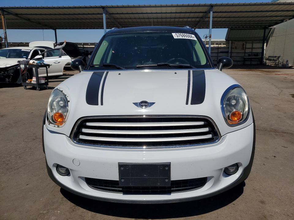 2014 Mini Cooper VIN WMWZB3C54EWR39311 COPART salvage auction — FRONT END, Nm - Cert Of Title-Salvage, sold $1,000 on 2026-07-12 (photo 5)