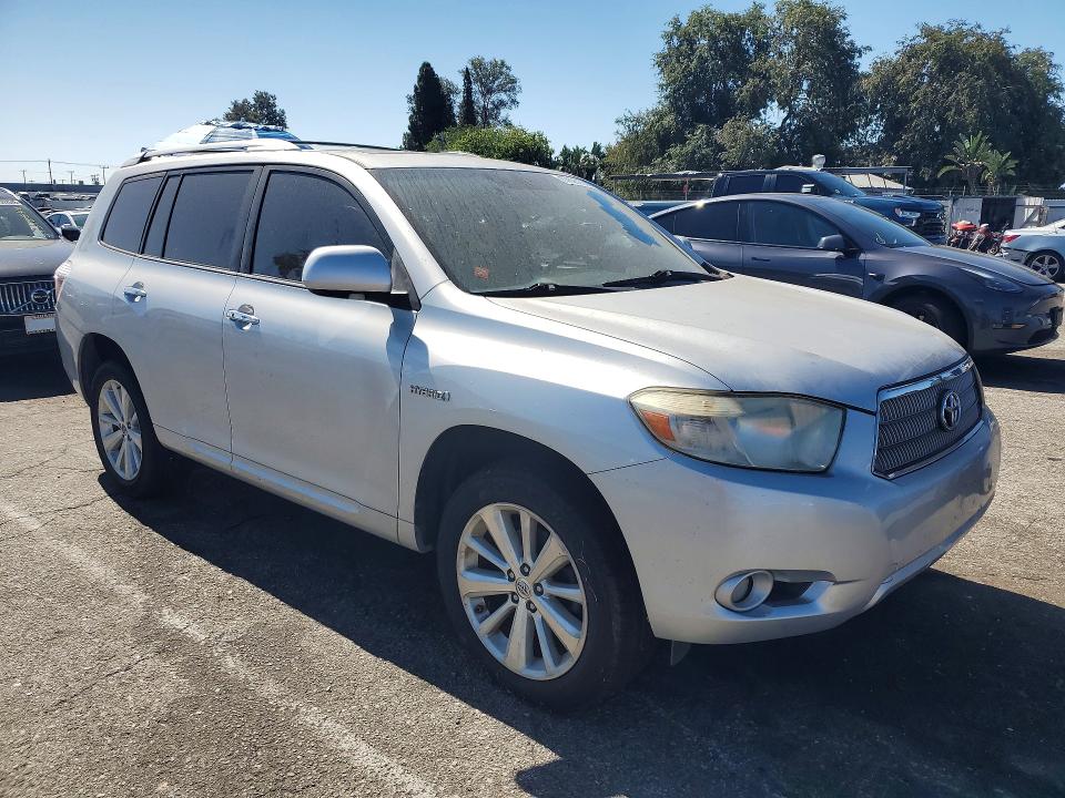 2008 Toyota Highlander hybrid VIN JTEEW44AX82001862 COPART salvage auction — NORMAL WEAR, Ca - Dis/Dlr/Exp Only Clean Title, sold $1,650 on 2026-07-10 (photo 4)