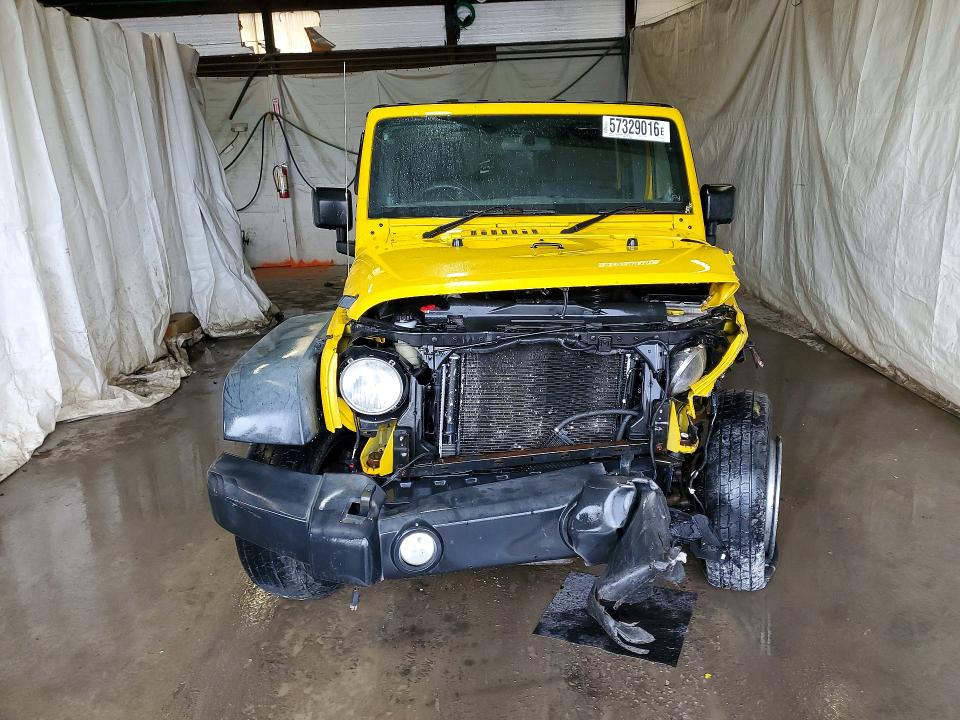 2011 Jeep Wrangler unlimited VIN 1J4BZ3H16BL519210 COPART salvage auction — FRONT END, Pa - Certificate Of Salvage, sold $900 on 2026-07-09 (photo 5)