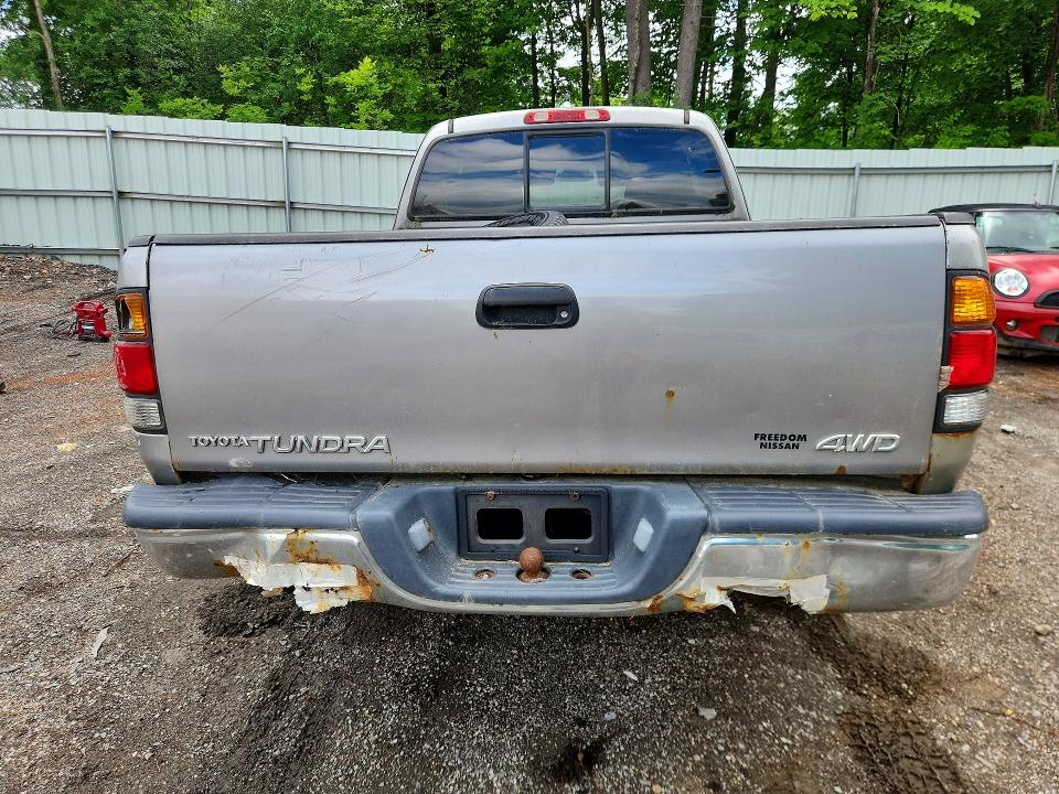 2004 Toyota Tundra VIN 5TBBN44194S434224 COPART salvage auction — REAR END, Vt - Certificate Of Title, sold $600 on 2026-07-13 (photo 6)