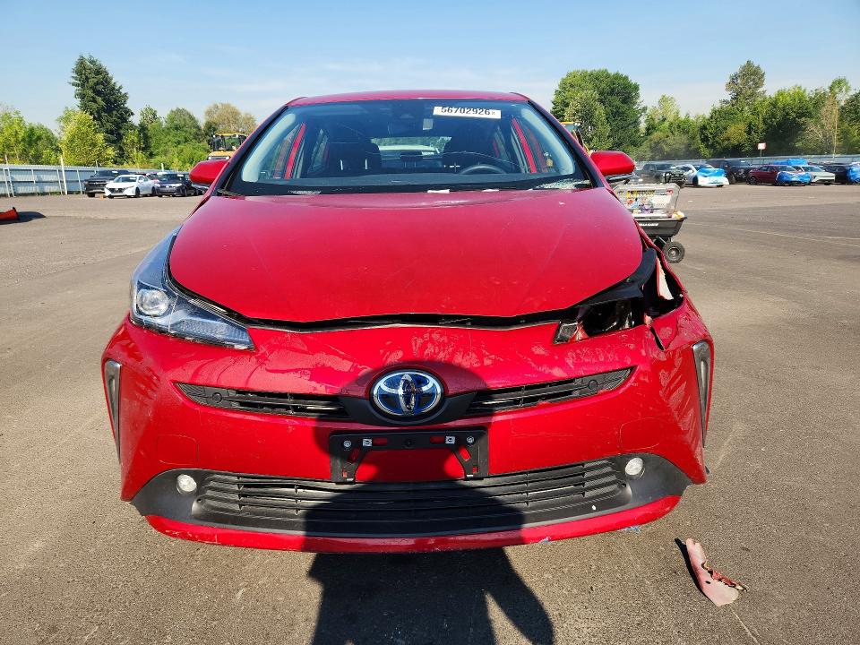 2022 Toyota Prius VIN JTDL9MFU1N3038363 COPART salvage auction — FRONT END, OR - SALVAGE TITLE CERTIFICATE, sold $5,100 on 2026-07-27 (photo 5)