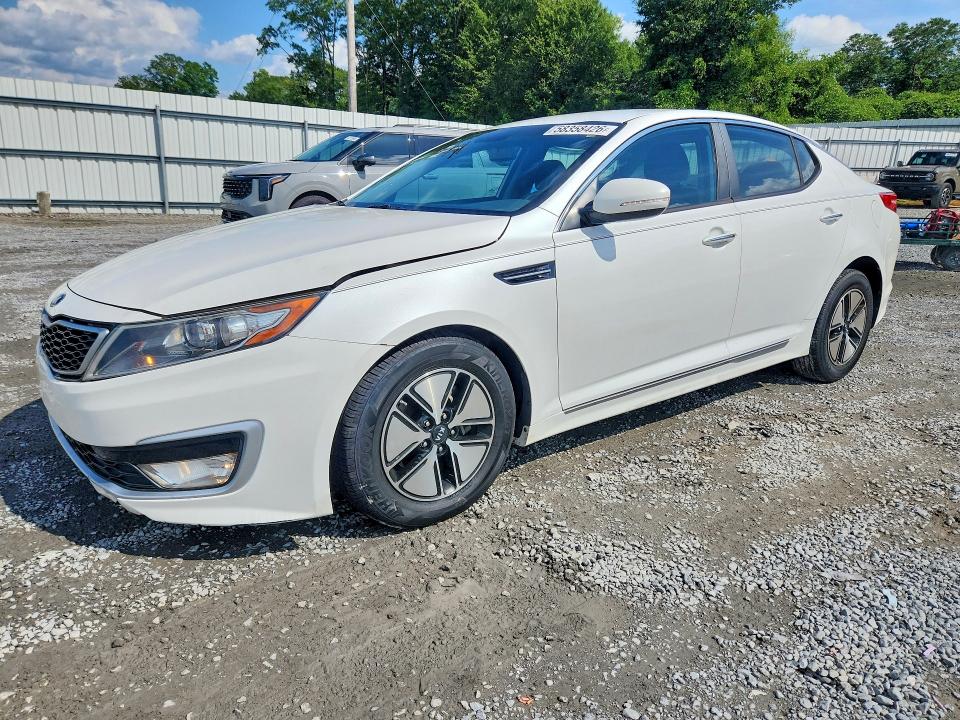 2012 Kia Optima VIN KNAGM4AD5C5027954 COPART salvage auction — FRONT END, Nc - Salvage Certificate Of Title, sold $200 on 2026-07-29 (photo 1)