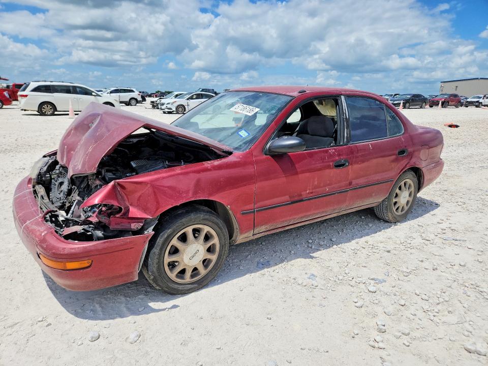 1995 Geo Prizm VIN 1Y1SK5281SZ060656 COPART salvage auction — FRONT END, TX - SALVAGE VEHICLE TITLE (P), sold $70 on 2026-07-16 (photo 1)